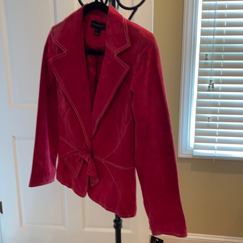 Bagatelle suede leather jacket NWT